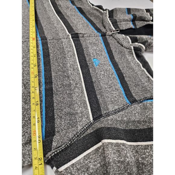 Boys Quicksilver Grey Blue Baja Hoodie Youth Size Medium, 10 - 12 - Picture 15 of 15